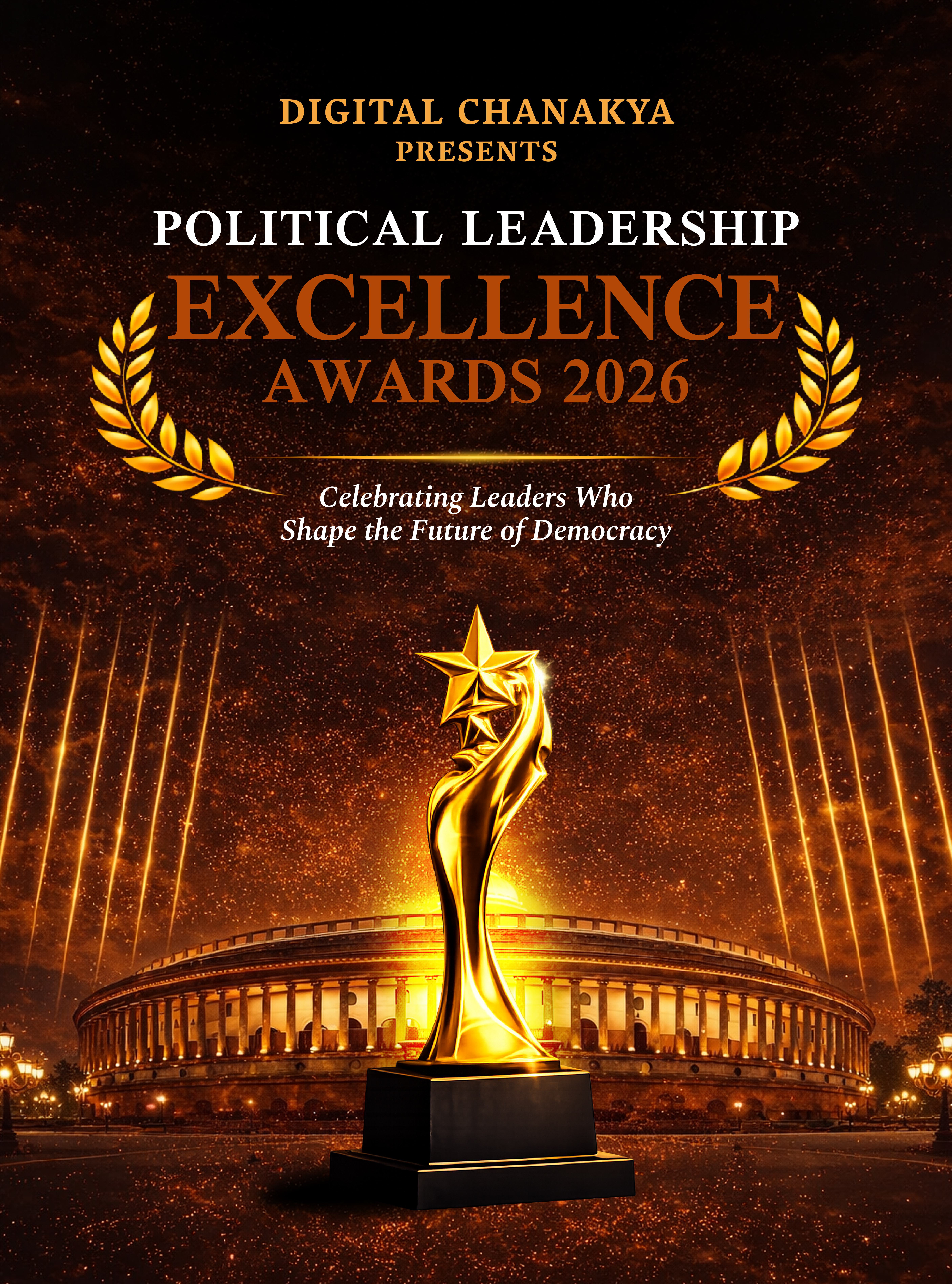 DIGITAL CHANAKYA PRESENTS POLITICAL LEADERSHIP EXCELLENCE AWARDS 2026